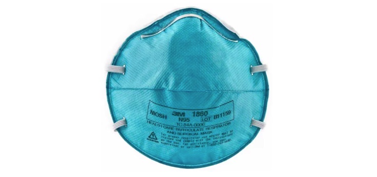 Mascarilla Asistencia Médica para Partículas y Mascarilla Quirúrgica 3M™ 1860