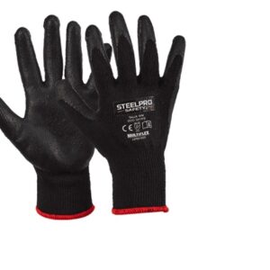 Guante Multiflex Látex Eco Negro STEELPRO